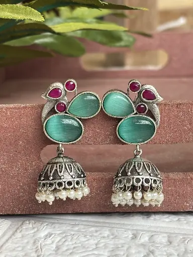 Jiya (light green and pink) (Rough finish)