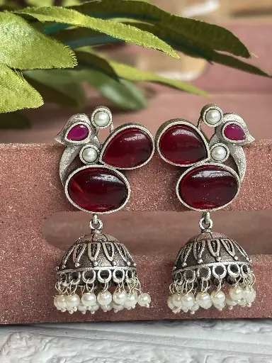 Jiya (Maroon and pink)